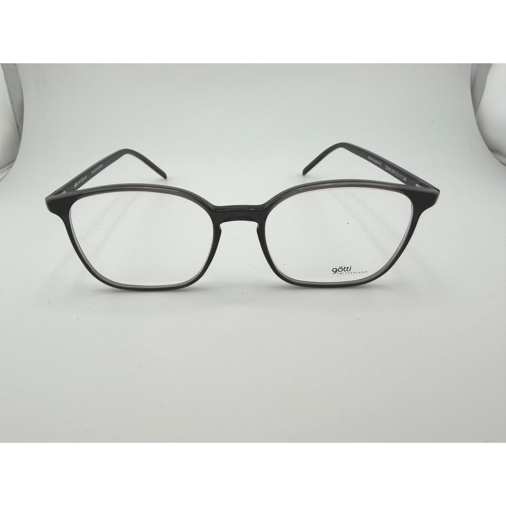 Gotti Switzerland SEEWER Dark Black Transparent‎ Eyeglasses Frames 53-17-148